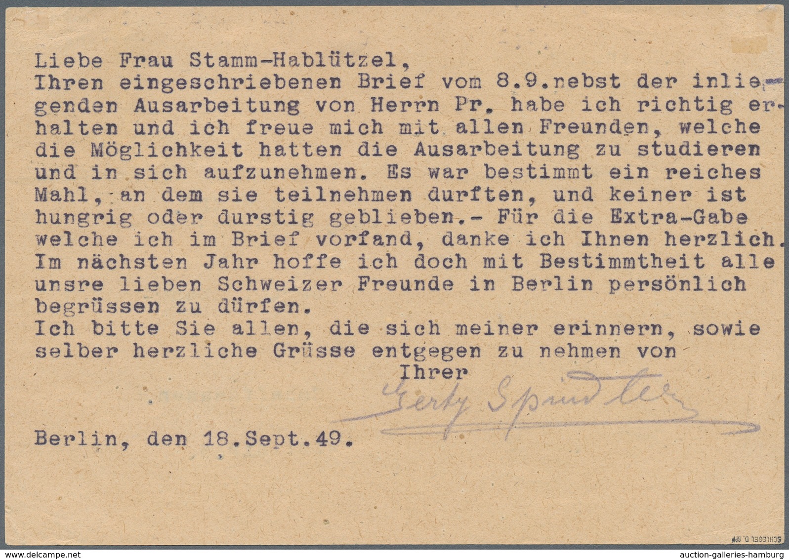 Berlin - Ganzsachen: 10 Pf. Rotaufdruck Mit 10 Pf. Grünaufdruck Als Auslandskarte Ab Berlin-Schönebe - Altri & Non Classificati
