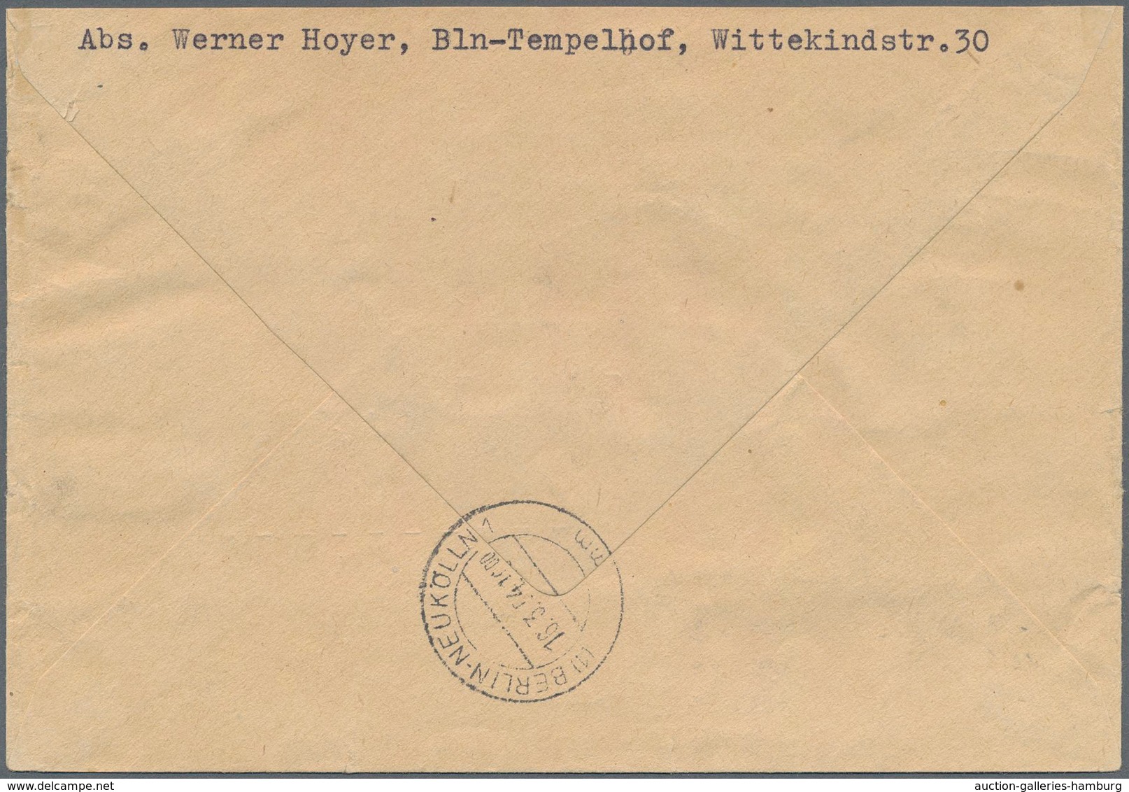 Berlin - Postschnelldienst: 30 U. 40 Pf. Männer I Mit Paar 5 Pf. Glocke Mitte Zusammen Auf Postschne - Covers & Documents