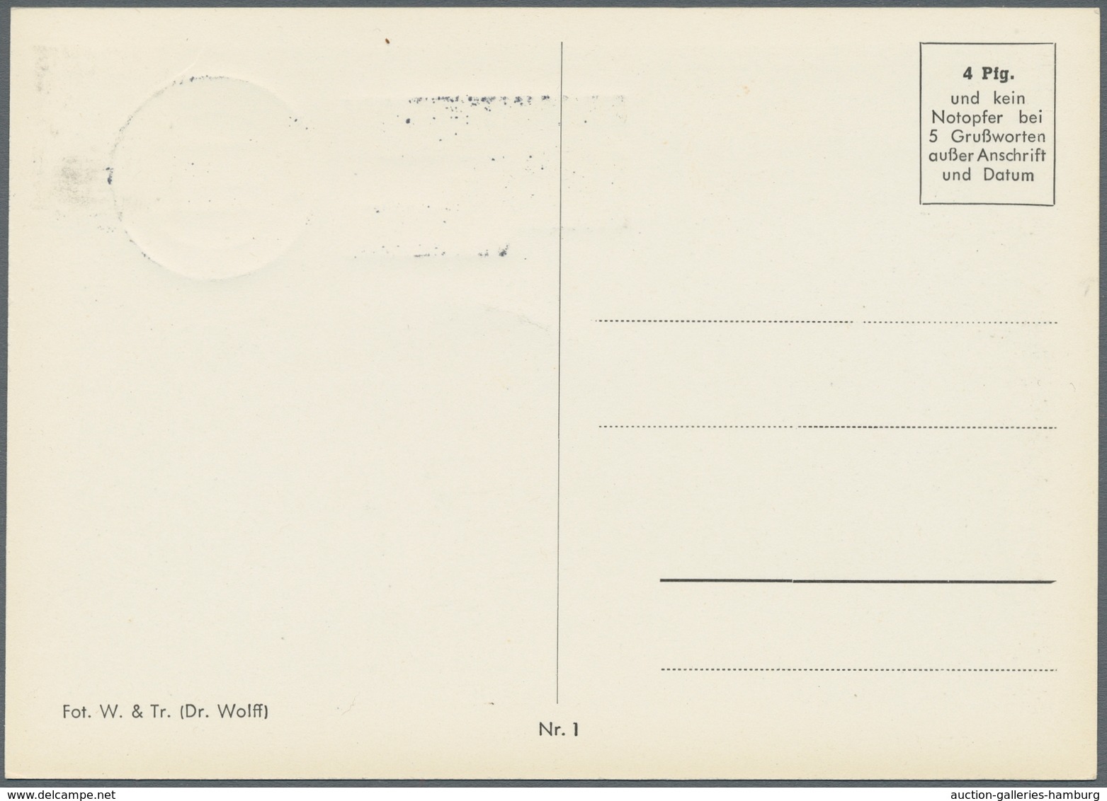 Bizone: 1948-53, Bauten, Drei Maximumkarten (2, 5 Und 6 Pfg.) - Other & Unclassified