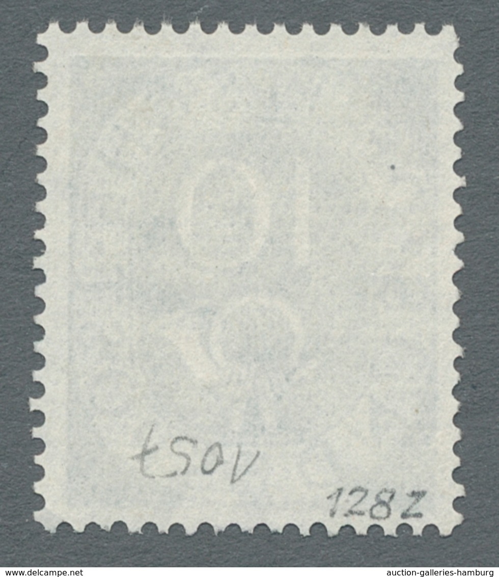 Bundesrepublik Deutschland: 1951, "10 Pfg. Posthorn Mit Wasserzeichen Z", Sauber Gestempelter Wert I - Used Stamps