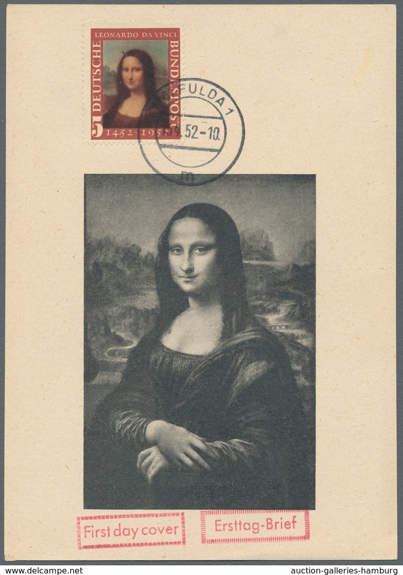 Bundesrepublik Deutschland: 1952, "Mona Lisa", "Carl Schurz" Sowie 1956, "Maria Laach" Und "Katholik - Gebraucht