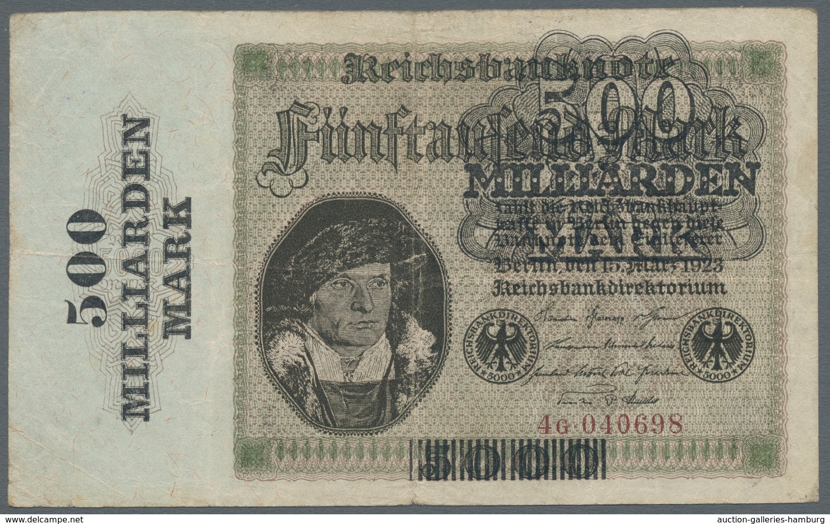 Deutschland - Deutsches Reich bis 1945: 1898-1985, Sammlung von etwa 230 Banknoten welche überwiegen