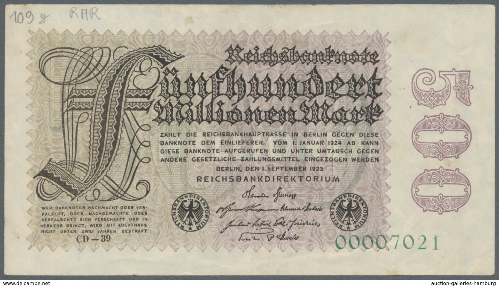 Deutschland - Deutsches Reich bis 1945: 1898-1985, Sammlung von etwa 230 Banknoten welche überwiegen