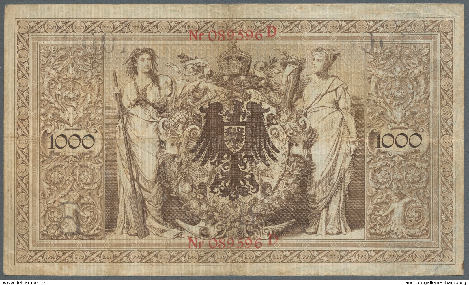 Deutschland - Deutsches Reich bis 1945: 1898-1985, Sammlung von etwa 230 Banknoten welche überwiegen