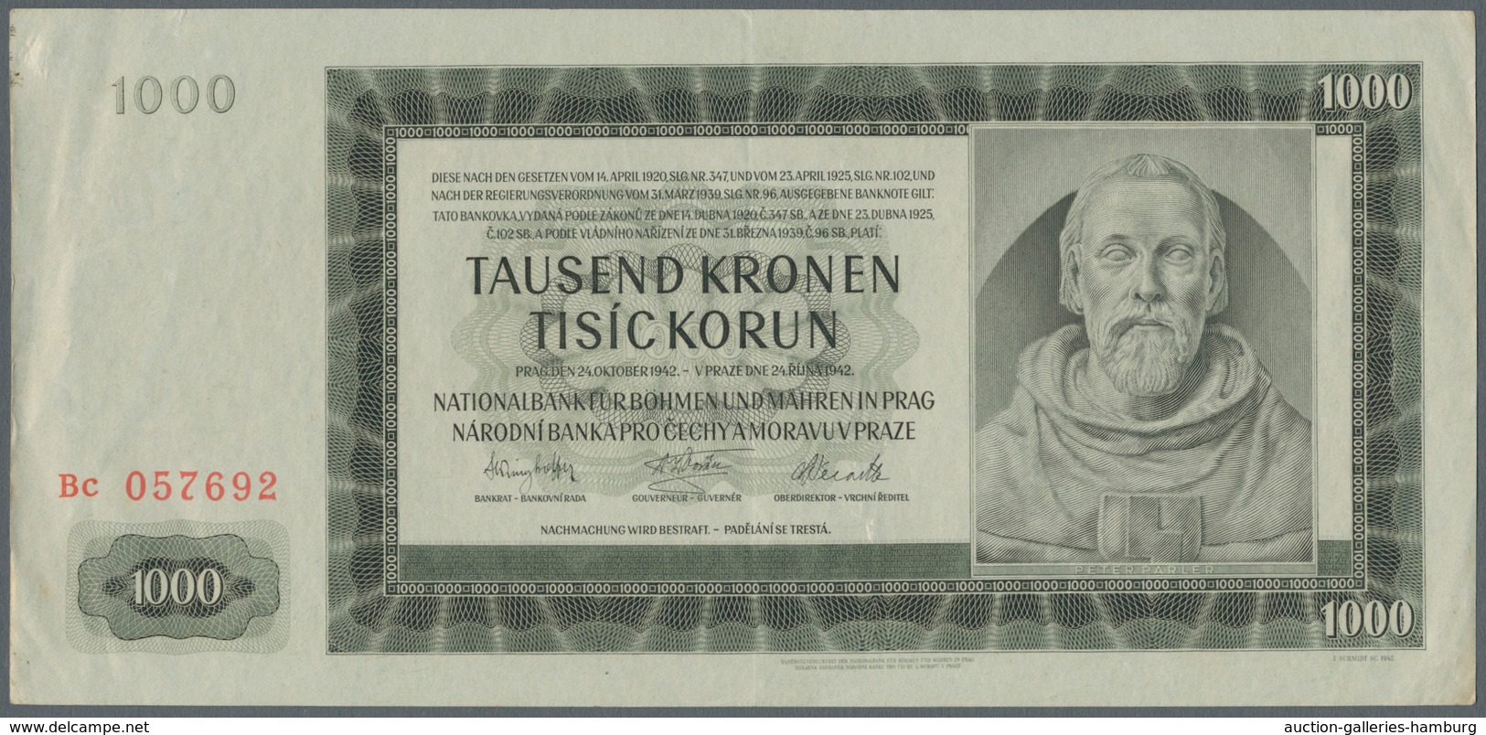 Deutschland - Deutsches Reich bis 1945: 1898-1985, Sammlung von etwa 230 Banknoten welche überwiegen