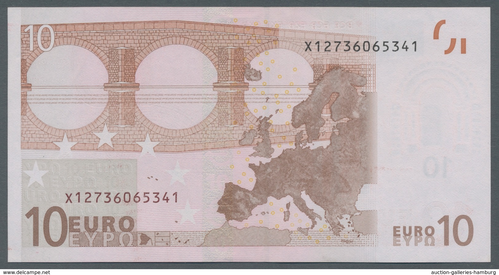 Deutschland - Bank Deutscher Länder + Bundesrepublik Deutschland: 2002, 10 Euro-Banknote Mit Dem Feh - Altri & Non Classificati