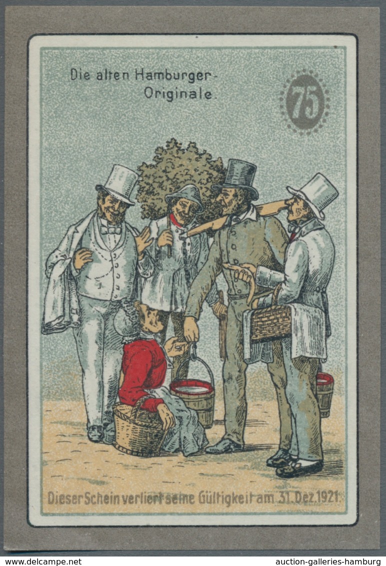 Deutschland - Notgeld: 1917-1923, Sammlung von etwa 350 Notgeldscheinen aus ganz Deutschland in eine