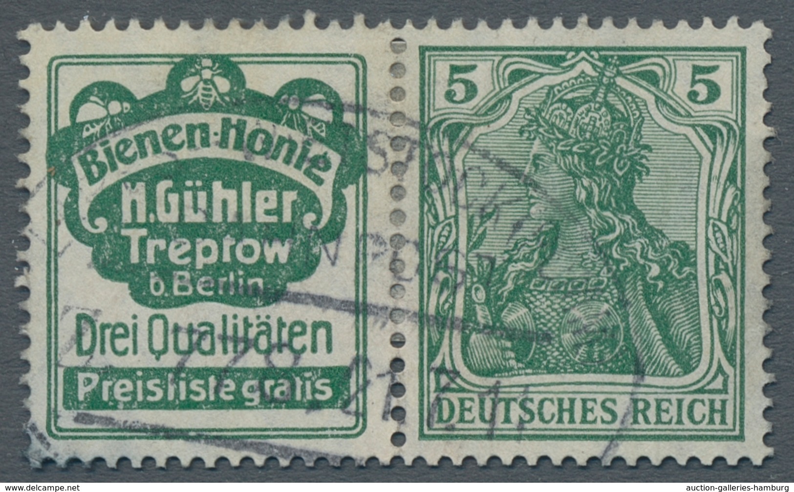 Nachlässe: DEUTSCHES REICH – ZUSAMMENDRUCKE: 1910-1943, überwiegend Gestempelte Sammlung Mit Vielen - Lots & Kiloware (mixtures) - Min. 1000 Stamps