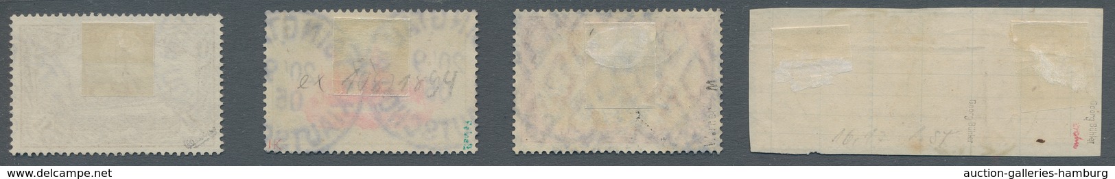 Nachlässe: DEUTSCHE AUSLANDSPOSTÄMTER UND KOLONIEN: 1870-1914, Gestempelte Qualitätssammlung, In Den - Lots & Kiloware (mixtures) - Min. 1000 Stamps