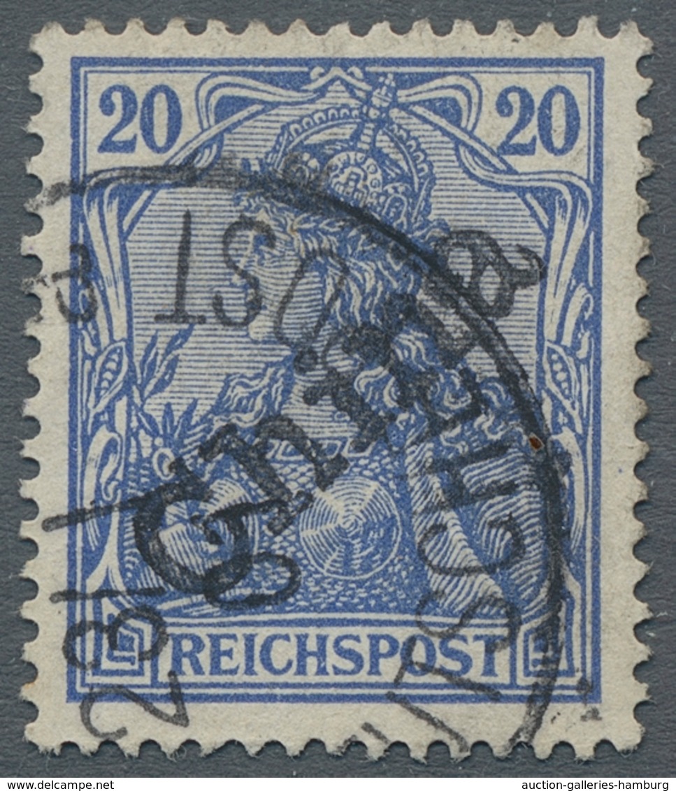 Nachlässe: DEUTSCHE AUSLANDSPOSTÄMTER UND KOLONIEN: 1870-1914, gestempelte Qualitätssammlung, in den