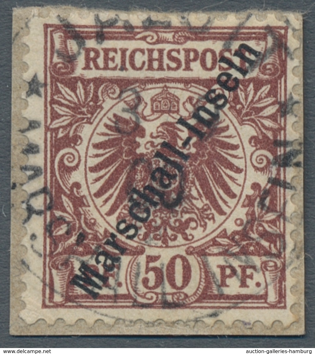 Nachlässe: DEUTSCHE AUSLANDSPOSTÄMTER UND KOLONIEN: 1870-1914, gestempelte Qualitätssammlung, in den