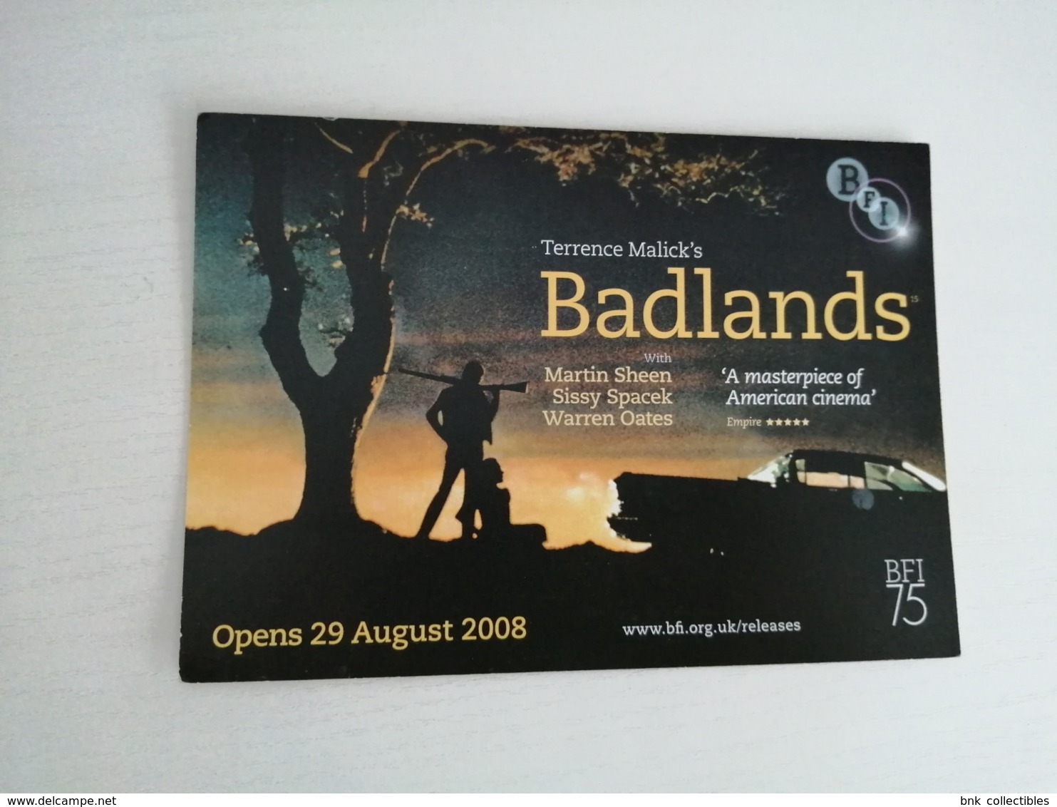 Uncirculated Postcard - Movies - Badlands - Plakate Auf Karten