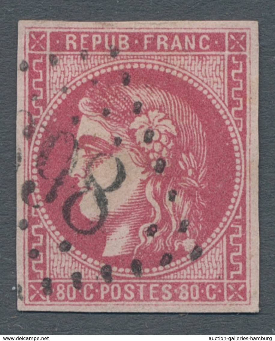 Nachlässe: FRANKREICH 1849-1970: Hervorragende Sammlung, Ohne Die „Vermillon“ And Später Die „Ile De - Lots & Kiloware (mixtures) - Min. 1000 Stamps