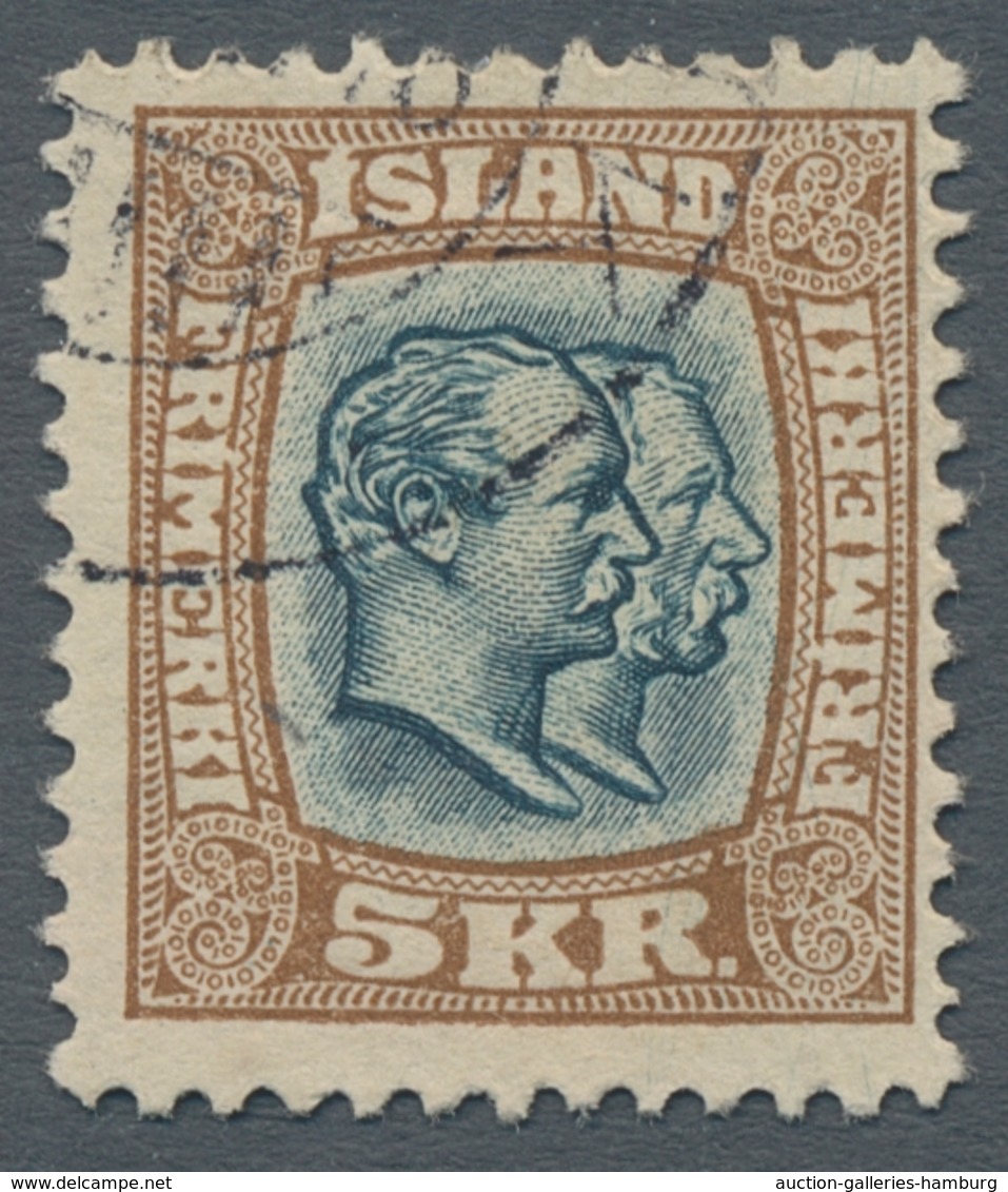 Nachlässe: ISLAND 1875-1970: Sammlung Ohne Die 1.Ausgabe, Sonst Aber Mit Guten Stücken Wie Mi.Nr. 19 - Lots & Kiloware (mixtures) - Min. 1000 Stamps