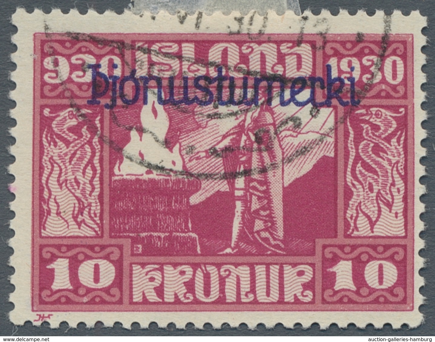 Nachlässe: ISLAND 1875-1970: Sammlung Ohne Die 1.Ausgabe, Sonst Aber Mit Guten Stücken Wie Mi.Nr. 19 - Lots & Kiloware (min. 1000 Stück)