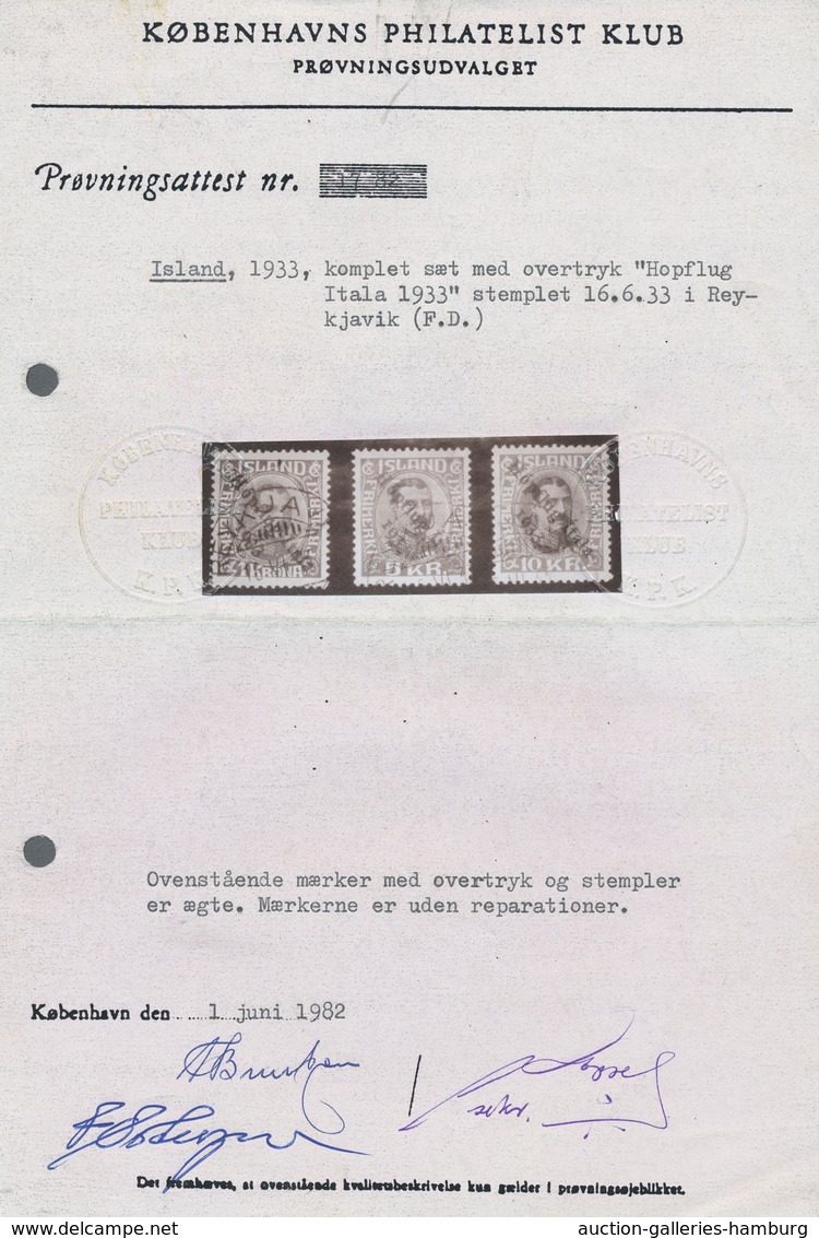 Nachlässe: ISLAND 1875-1970: Sammlung ohne die 1.Ausgabe, sonst aber mit guten Stücken wie Mi.Nr. 19