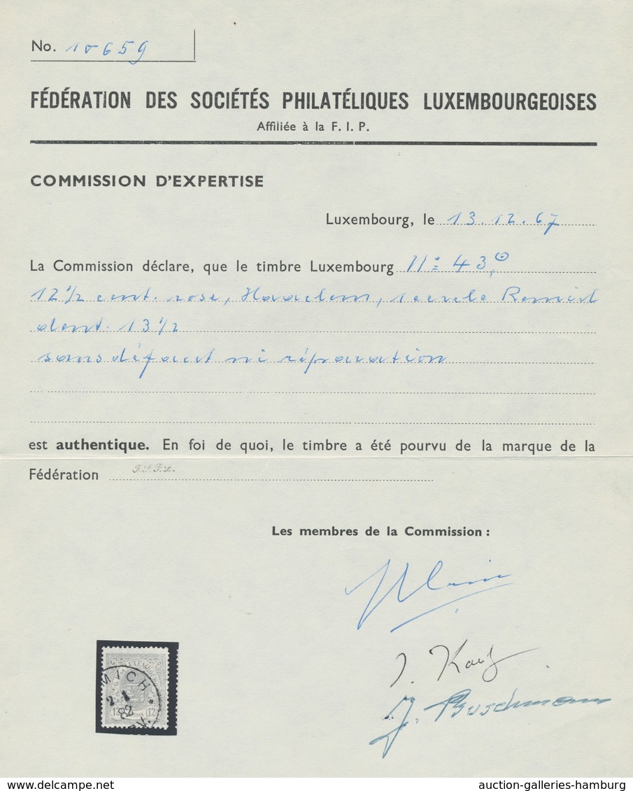 Nachlässe: LUXEMBURG 1852-1970: Gestempelte Prachtsammlung Mit Einem überdurchschnittlich Gut Erhalt - Lots & Kiloware (min. 1000 Stück)