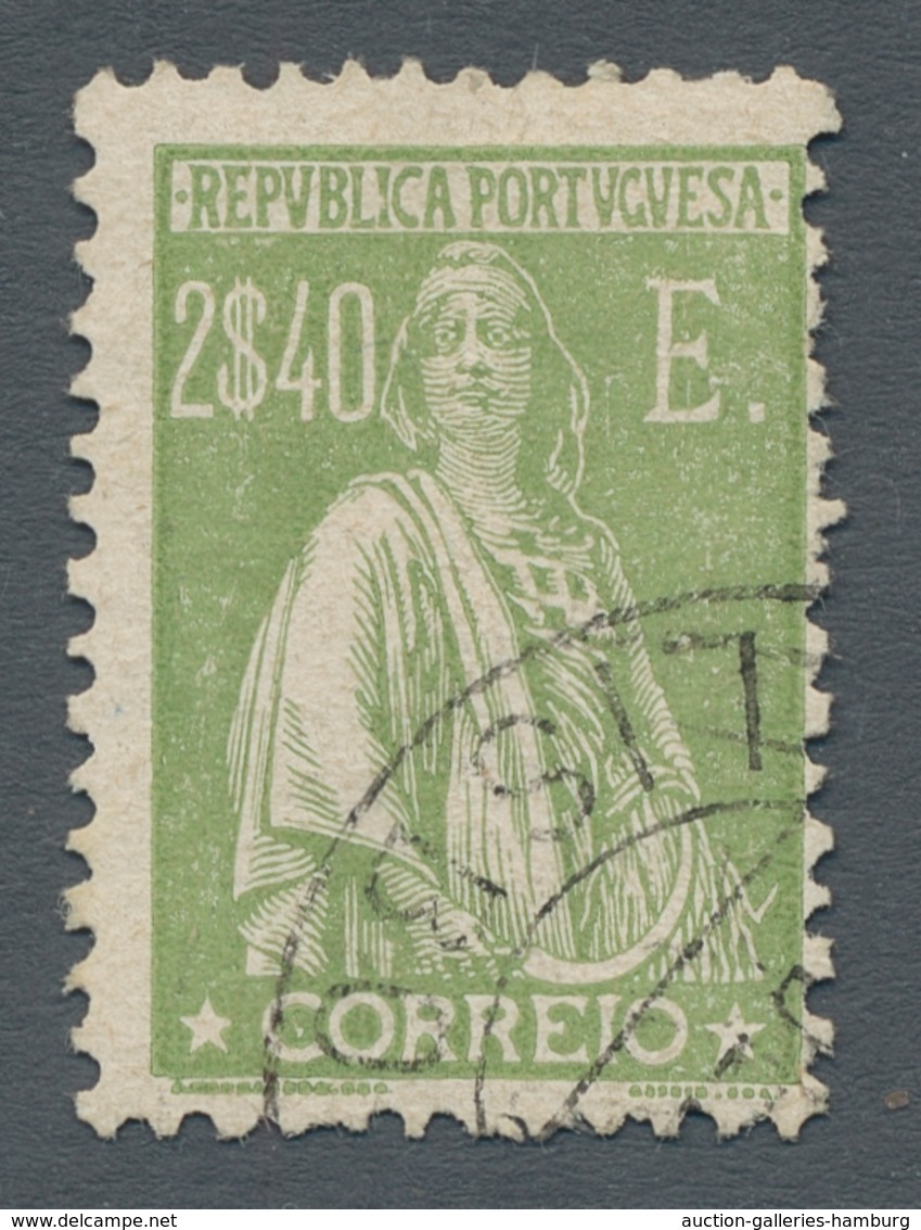 Nachlässe: PORTUGAL, 1853-1970: Fast Ausnahmslos Nur Gestempelt Gesammelt, Mit Sämtlichen Klassische - Lots & Kiloware (mixtures) - Min. 1000 Stamps