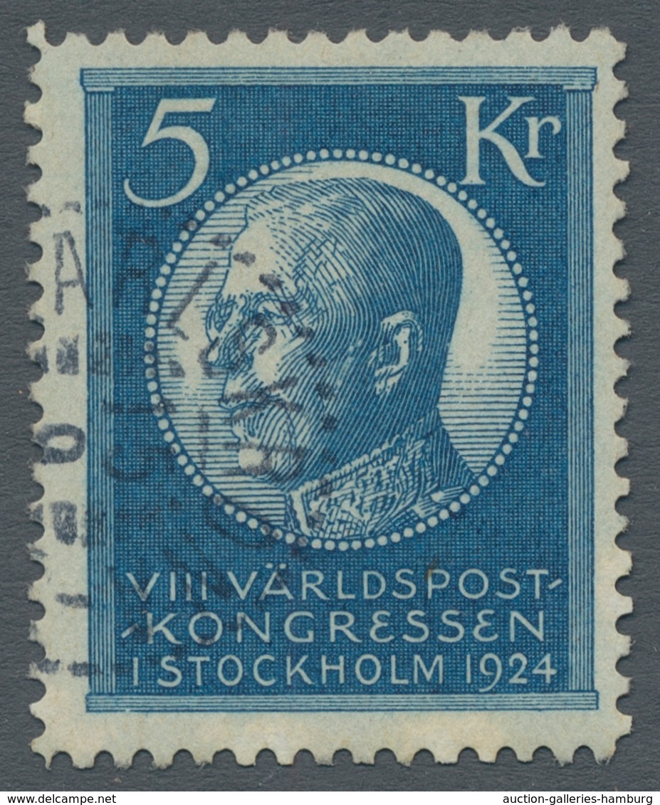 Nachlässe: SCHWEDEN 1855-1970: Gestempelte Sammlung bis auf „Värnamo“-Ausgabe komplett, mit sehr gut