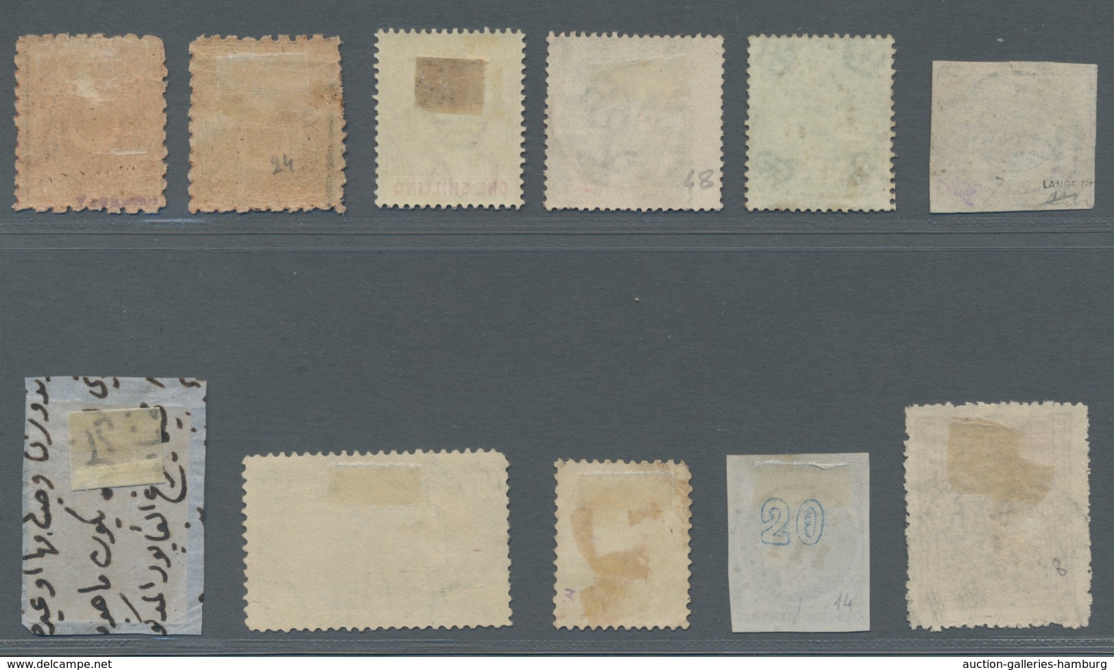 Nachlässe: 1860 - 1950 (ca.), Ein Kleiner Karton Mit Mittleren Bis Besseren Werten Auf Steckkarten, - Lots & Kiloware (mixtures) - Min. 1000 Stamps