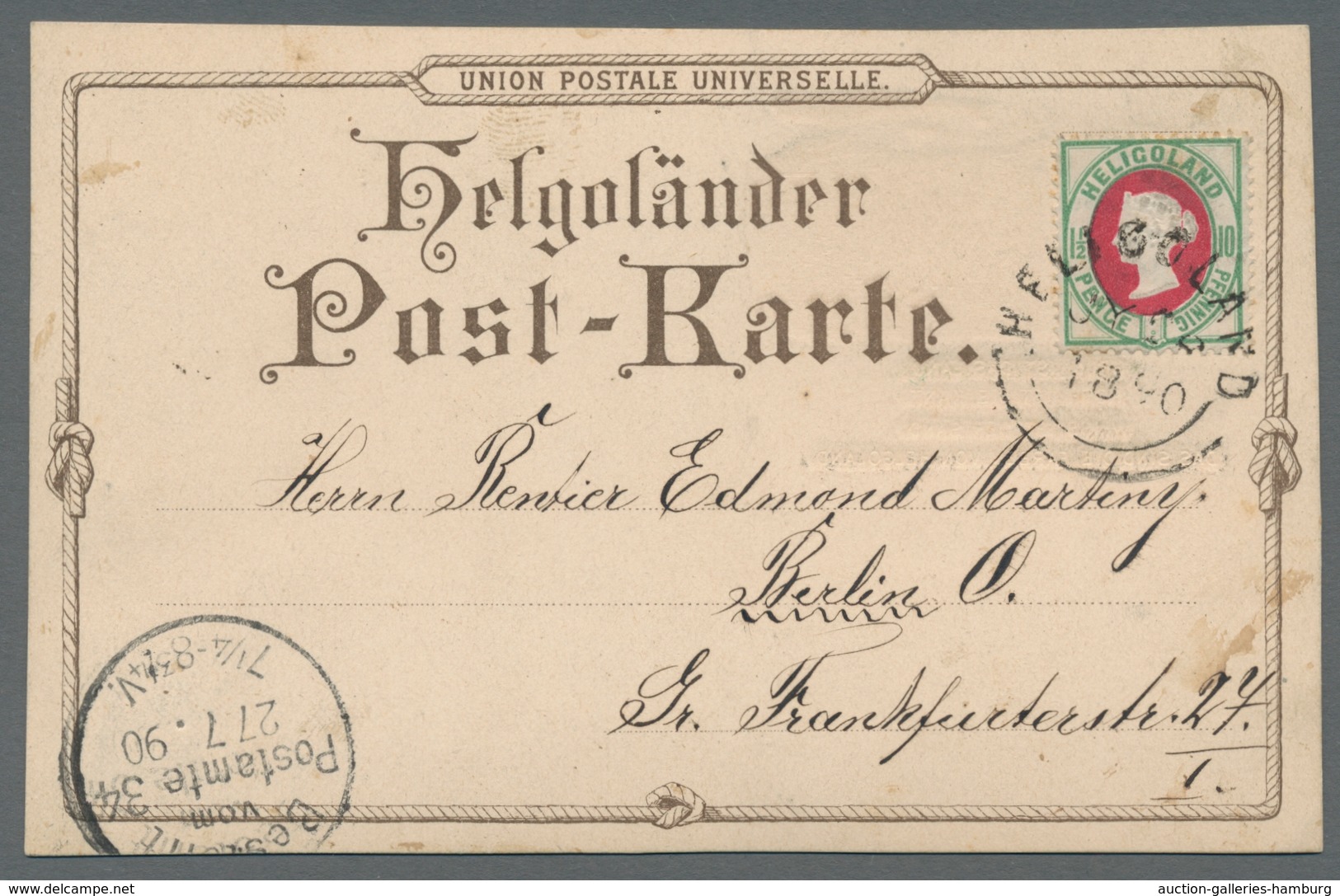 Altdeutschland: Ab 1860 Kleines, Aber Interessantes Brief U.Kartenlot Ab Altdeutschland Ua. Eine 3 F - Collections