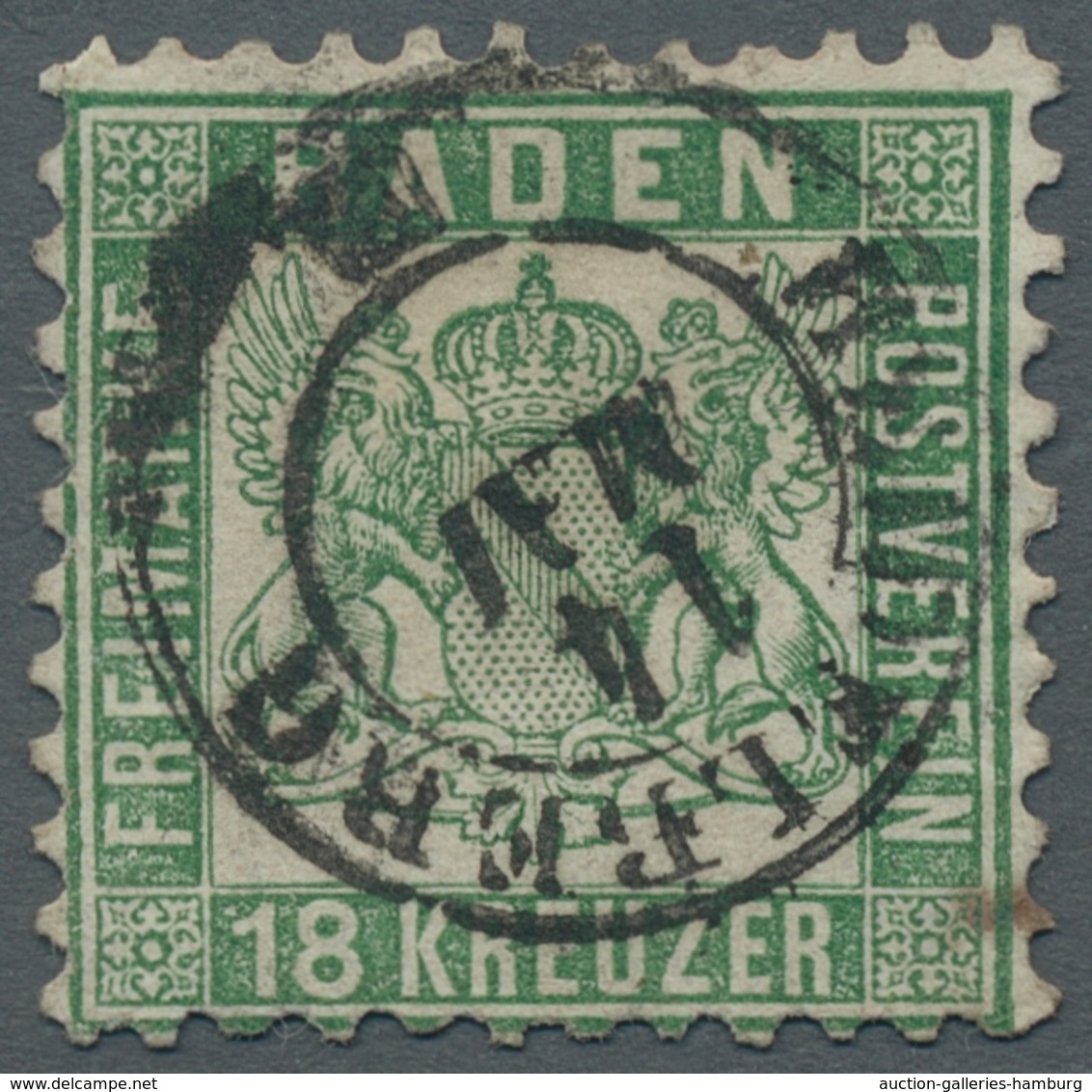 Baden - Marken und Briefe: 1811/1871; diese bemerkenswerte Sammlung enthält neben einem überkomplett