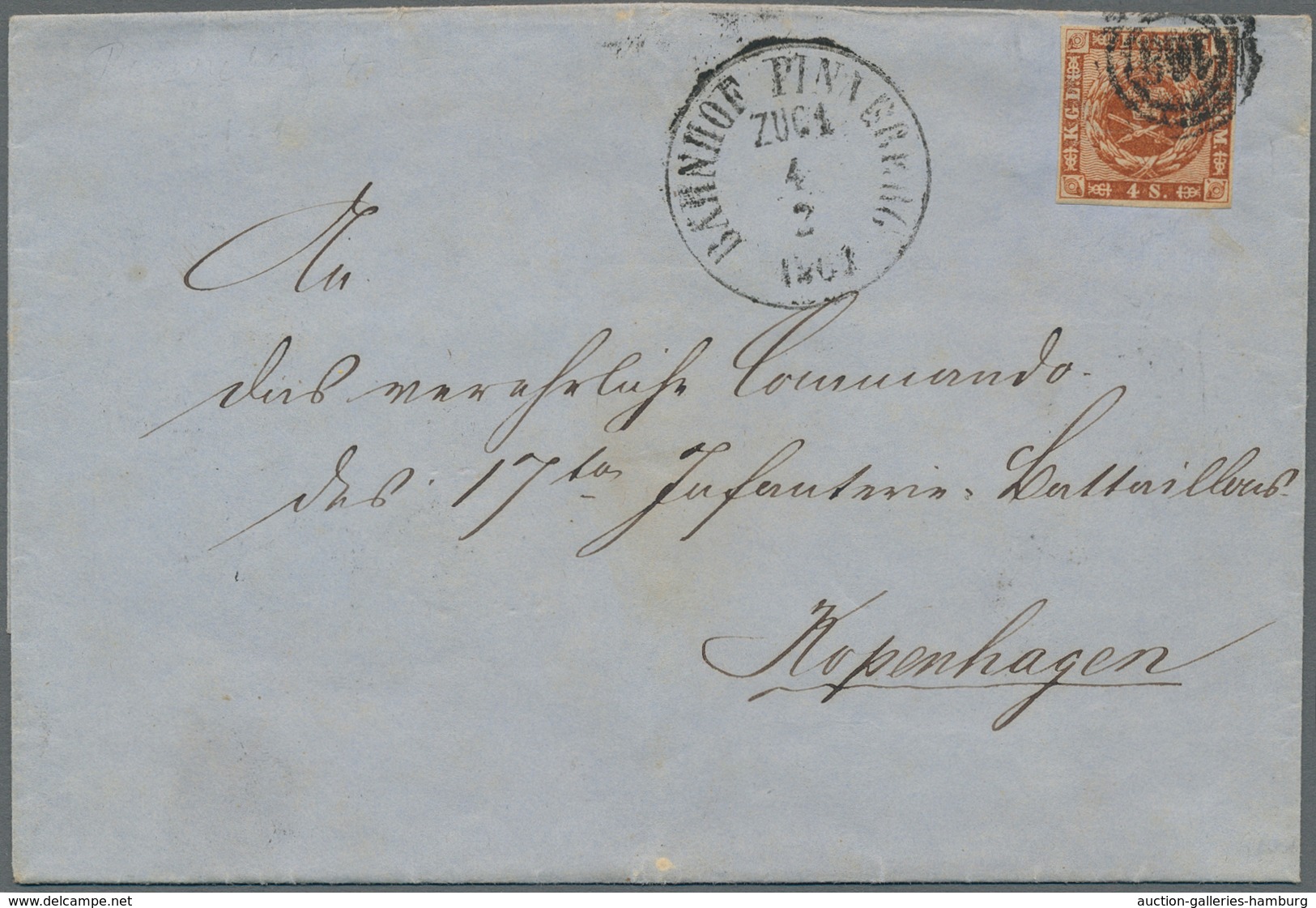 Baden - Marken und Briefe: 1851-1868, gestempelte Sammlung auf losen Albumseiten mit etlichen besser