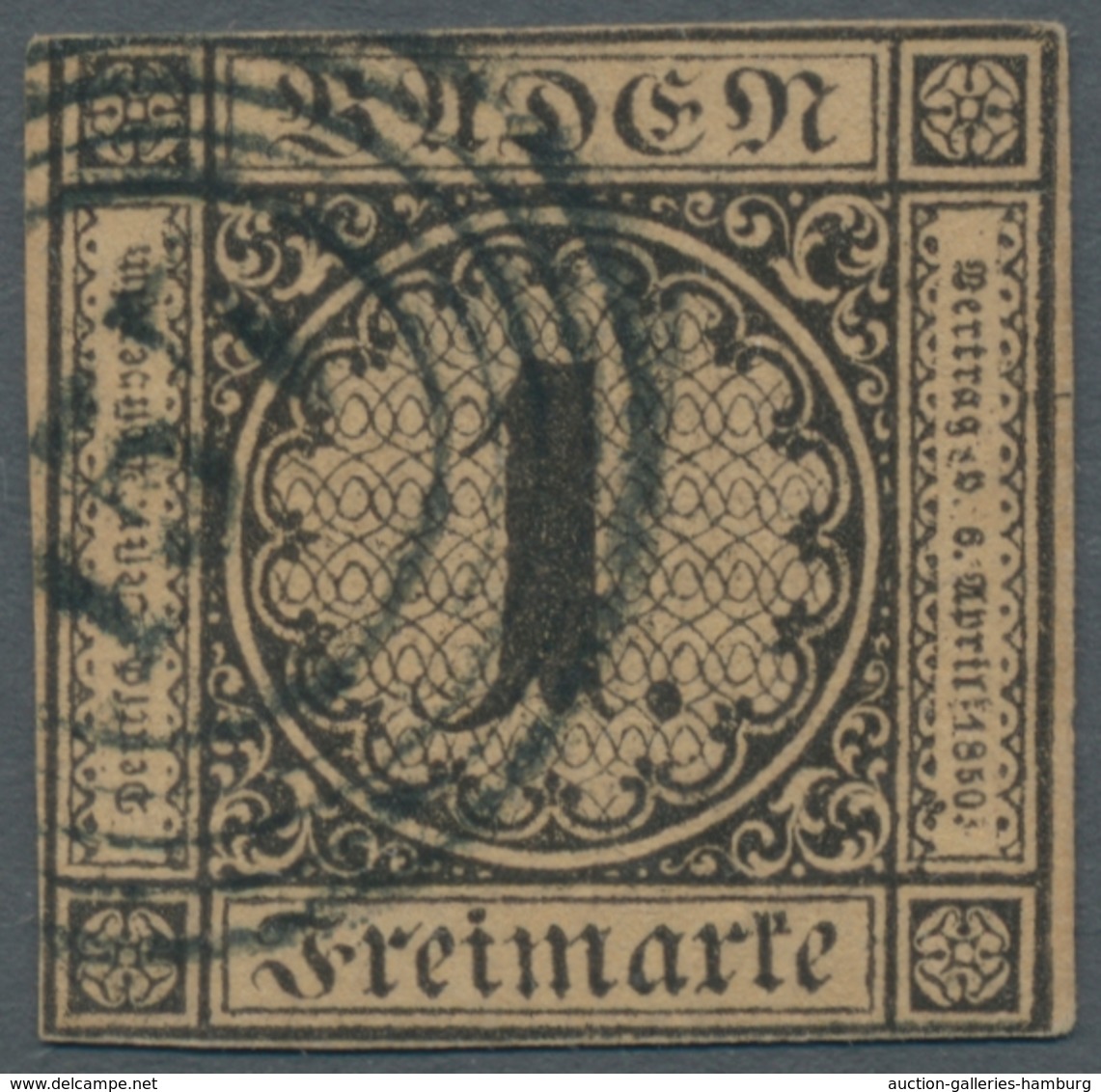 Baden - Marken Und Briefe: 1851-1862 Interessante Zusammenstellung Ab Nr 1b Mit Sehr Viel, Einiges H - Sonstige & Ohne Zuordnung