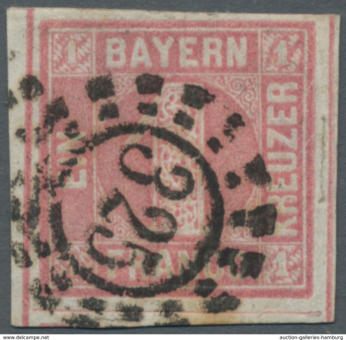 Bayern - Marken Und Briefe: 1850-1868 Schönes, Kleines Lot Kreuzerausgaben, Dabei Sauber Gestempelte - Autres & Non Classés