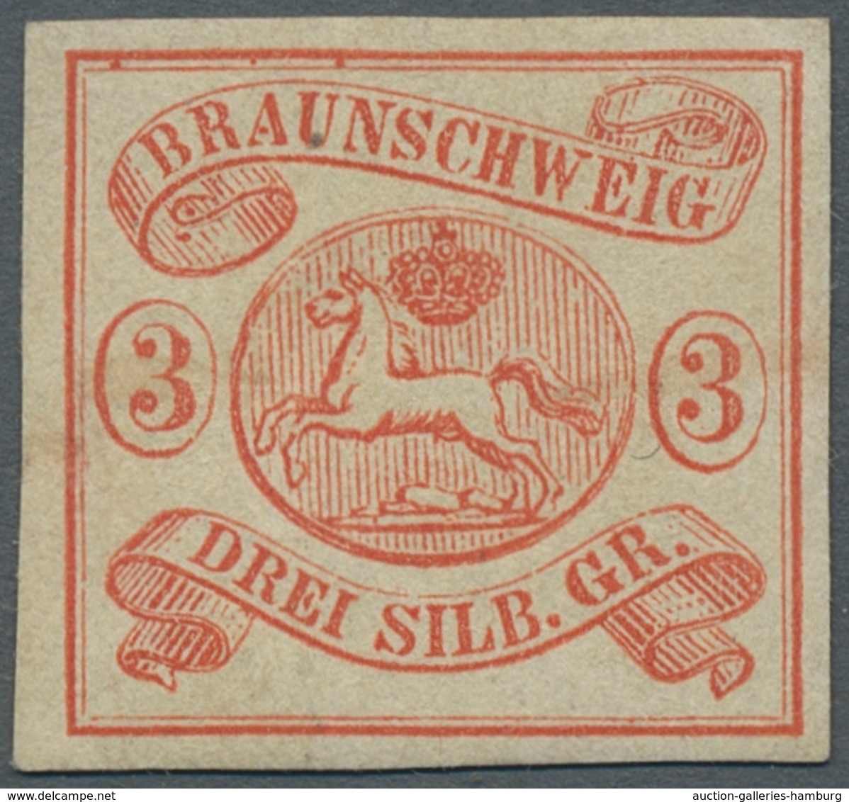 Braunschweig - Marken Und Briefe: 1852/1865; Ausserordentlich Reichhaltige Sammlung Der Markenausgab - Braunschweig