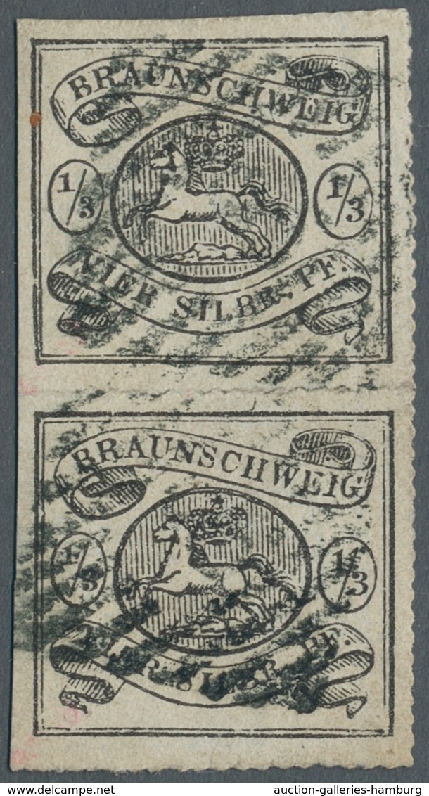 Braunschweig - Marken Und Briefe: 1852/1865; Ausserordentlich Reichhaltige Sammlung Der Markenausgab - Braunschweig