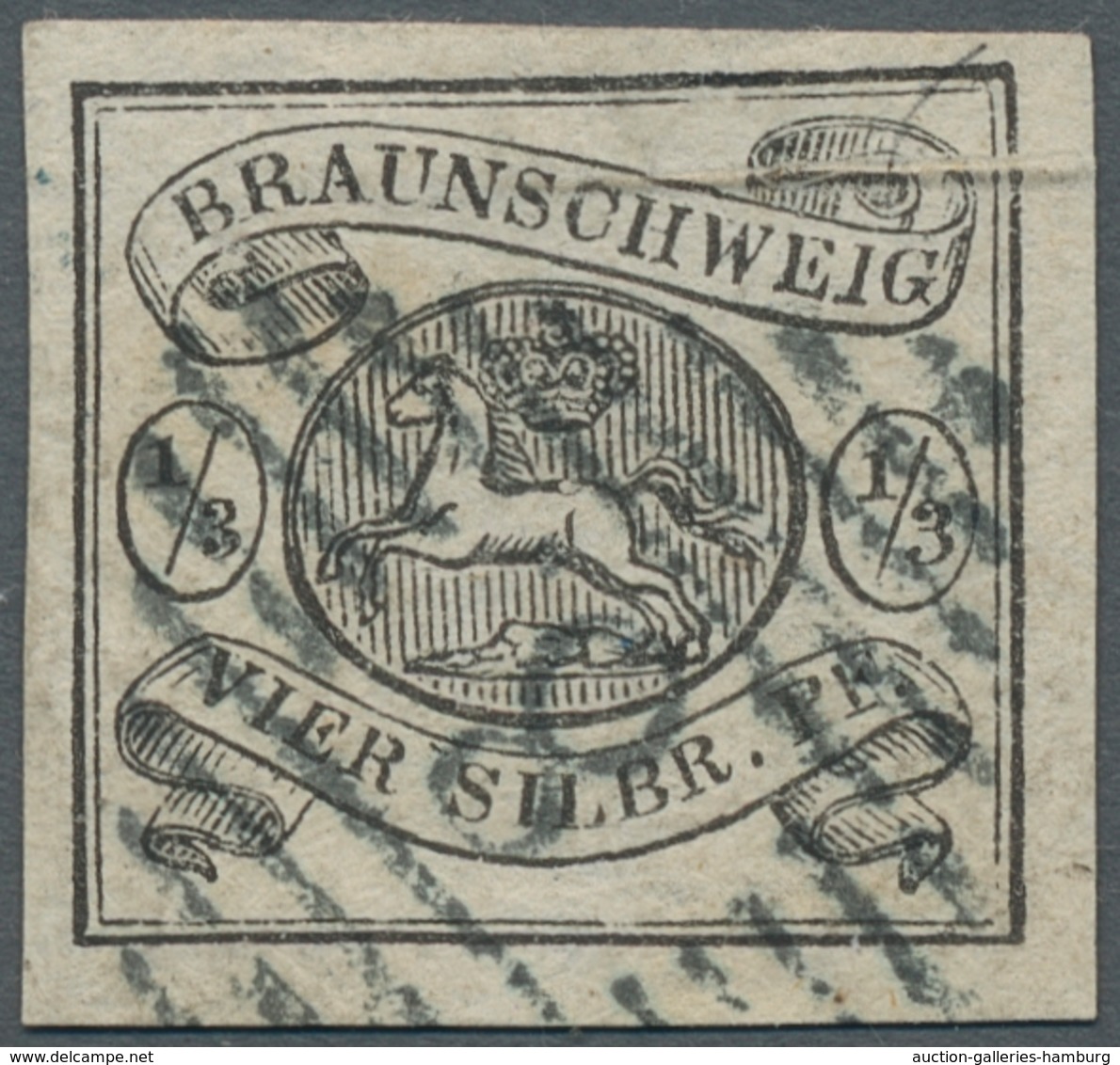 Braunschweig - Marken und Briefe: 1852/1865; ausserordentlich reichhaltige Sammlung der Markenausgab