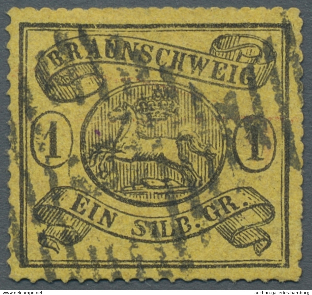 Braunschweig - Marken und Briefe: 1852/1865; ausserordentlich reichhaltige Sammlung der Markenausgab