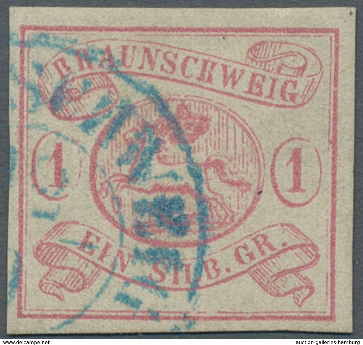 Braunschweig - Marken und Briefe: 1852/1865; ausserordentlich reichhaltige Sammlung der Markenausgab