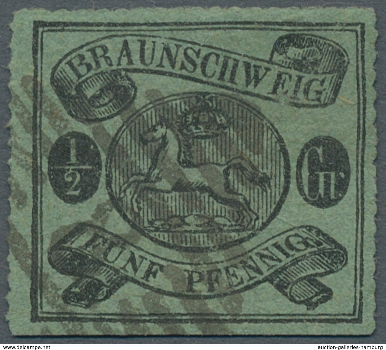 Braunschweig - Marken und Briefe: 1852/1865; ausserordentlich reichhaltige Sammlung der Markenausgab