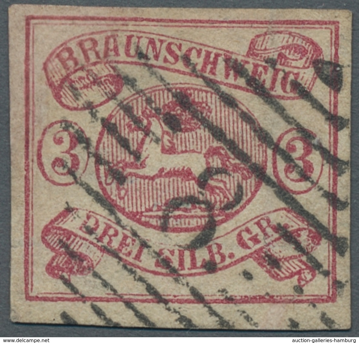 Braunschweig - Marken und Briefe: 1852/1865; ausserordentlich reichhaltige Sammlung der Markenausgab