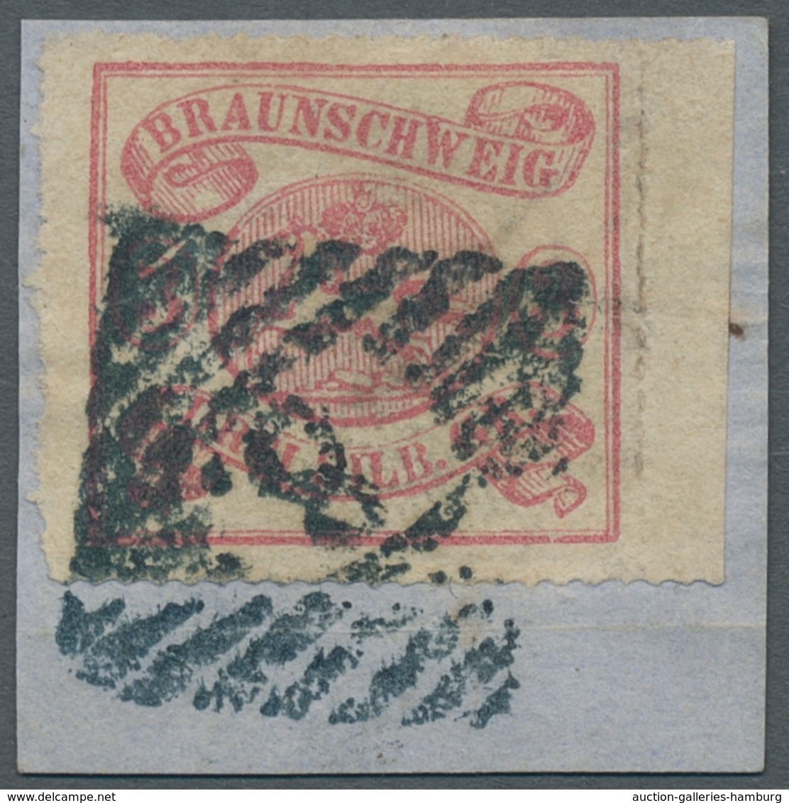 Braunschweig - Marken und Briefe: 1852/1865; ausserordentlich reichhaltige Sammlung der Markenausgab