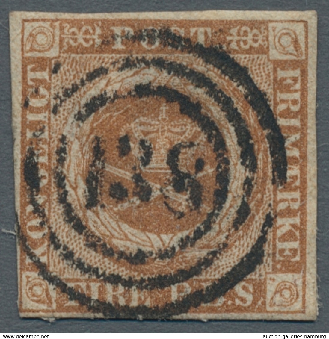 Schleswig-Holstein - Ortsstempel: BORNHÖVED; 1853-1875, Gepflegte Kleine Heimatsammlung Auf Albumsei - Sonstige & Ohne Zuordnung