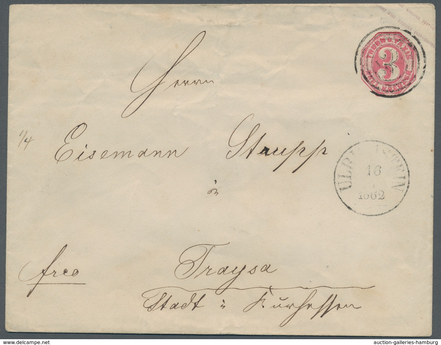 Thurn & Taxis - Marken und Briefe: 1852 - 1866; beeindruckende Sammlung von 77 Briefen und Ganzsache