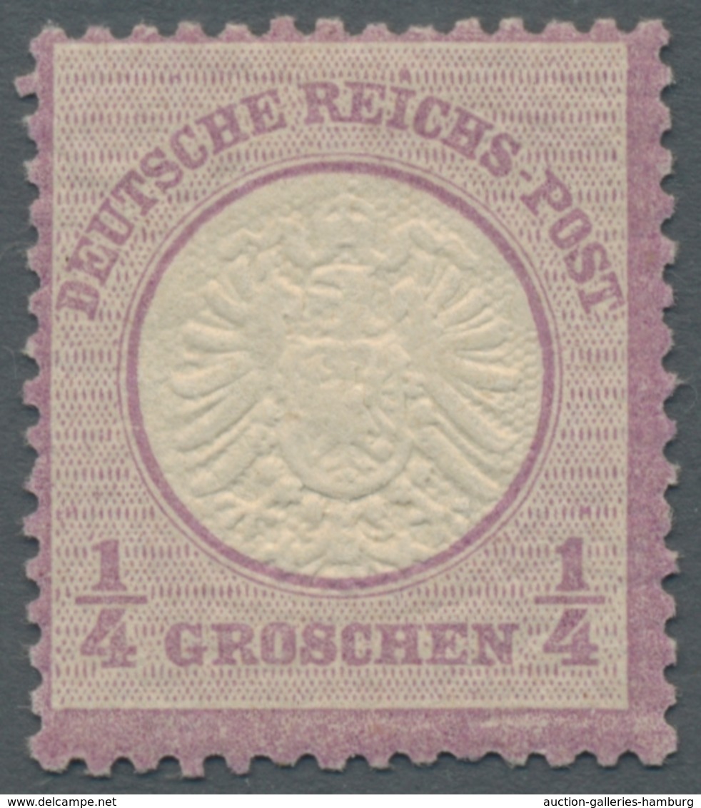 Deutsches Reich: 1872-1889 Gute Partie Ab Brustschild Mit Vielen Guten, Auch Teilw. Etwas Höher Gepr - Sammlungen