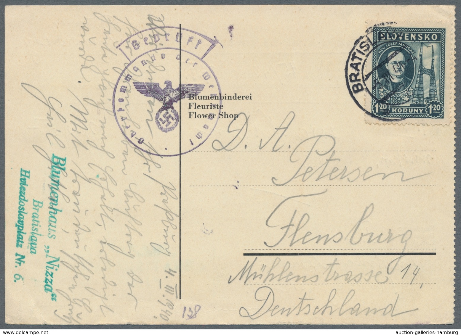 Deutsches Reich: 1881-1941, Kleines Lot Von Sieben Belegen Deutsches Reich, Darunter Mehrere Infla-B - Collections