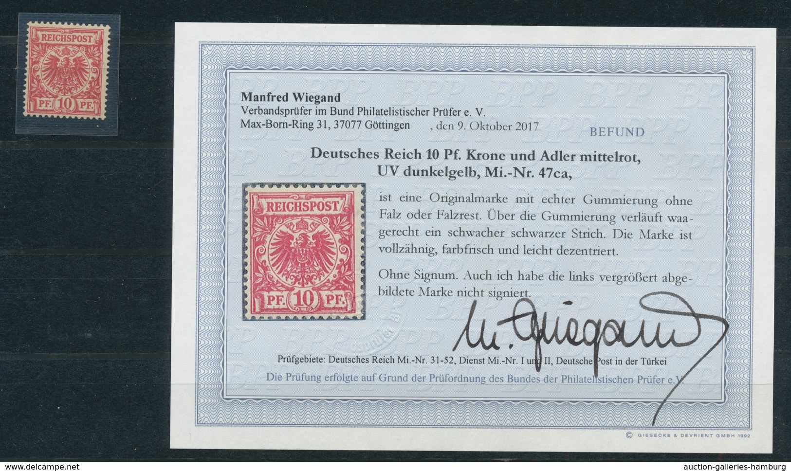 Deutsches Reich - Krone / Adler: 1889-1900, Postfrische Und Ungebrauchte Partie Auf Stecktafeln Mit - Gebraucht