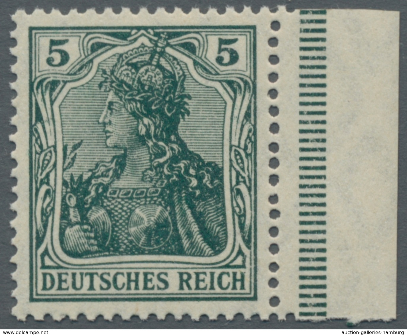 Deutsches Reich - Germania: 1900-1918, bessere postfrische und ungebrauchte Partie der Germania-Ausg