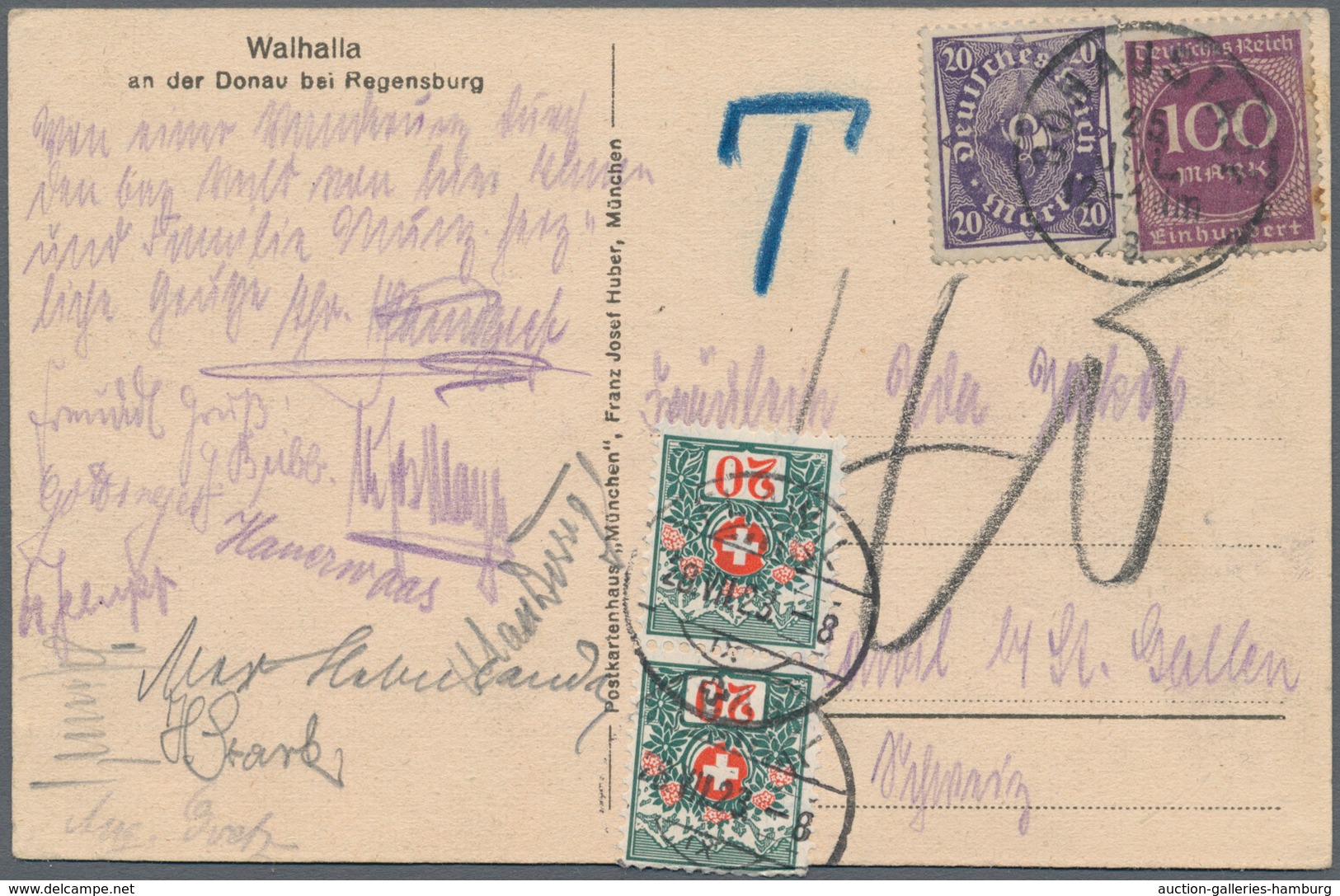 Deutsches Reich - Inflation: 1919-23, Briefe- Und Kartenposten Ab "Kriegsbeschädigte" Bis 4-fach Auf - Unused Stamps