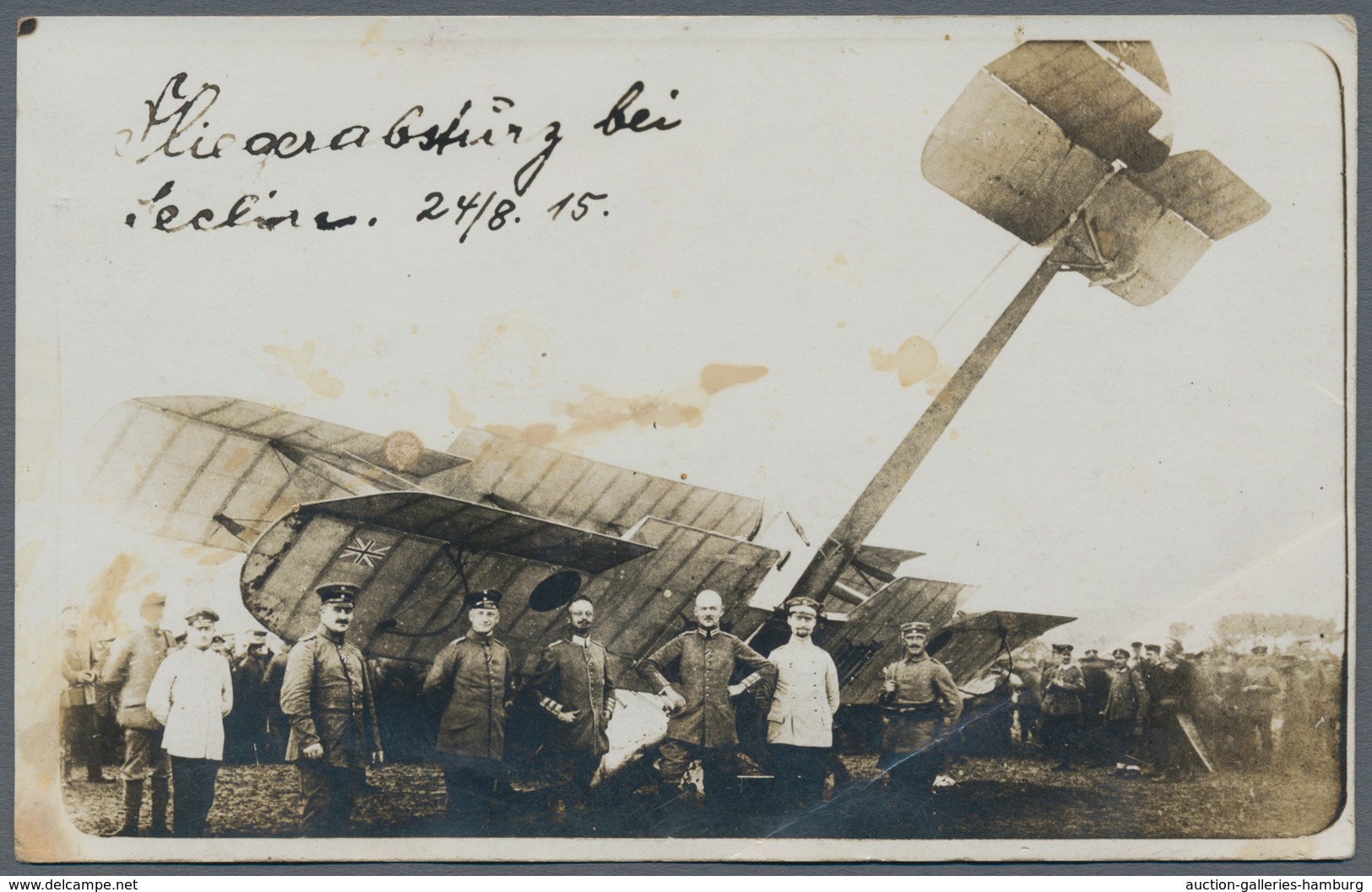 Feldpost 1. Weltkrieg: 1914/18 FLIEGENDE EINHEITEN/FLIEGEREI. Konvolut von 10 gut erhaltenen Karten,