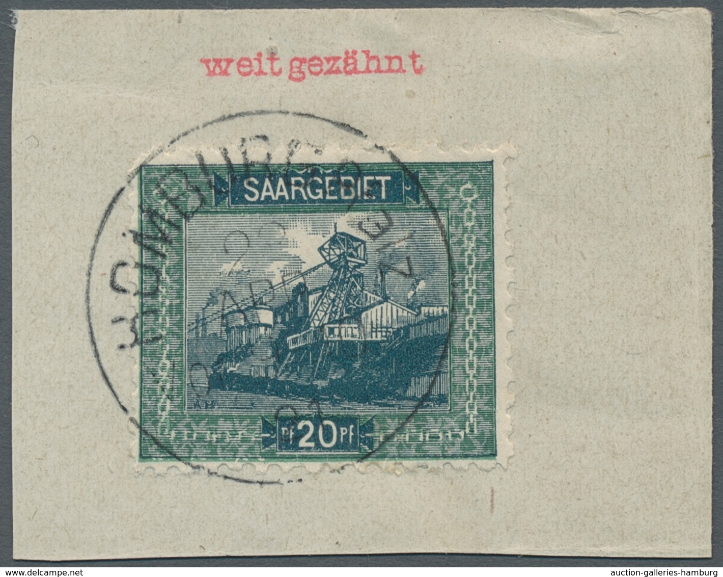 Deutsche Abstimmungsgebiete: Saargebiet: 1920/1934, gestempelte Sammlung in ganz überwiegend sehr gu