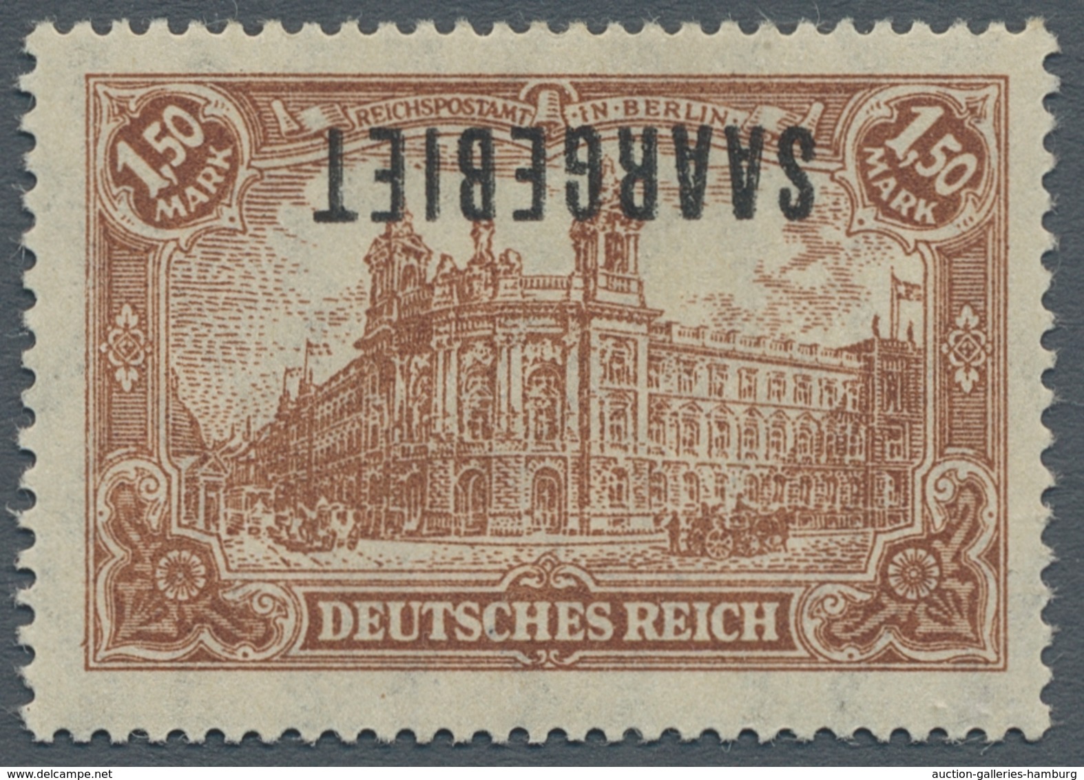 Deutsche Abstimmungsgebiete: Saargebiet: 1920, reichhaltige Spezialsammlung ex Mi. 32-52 in meist ta