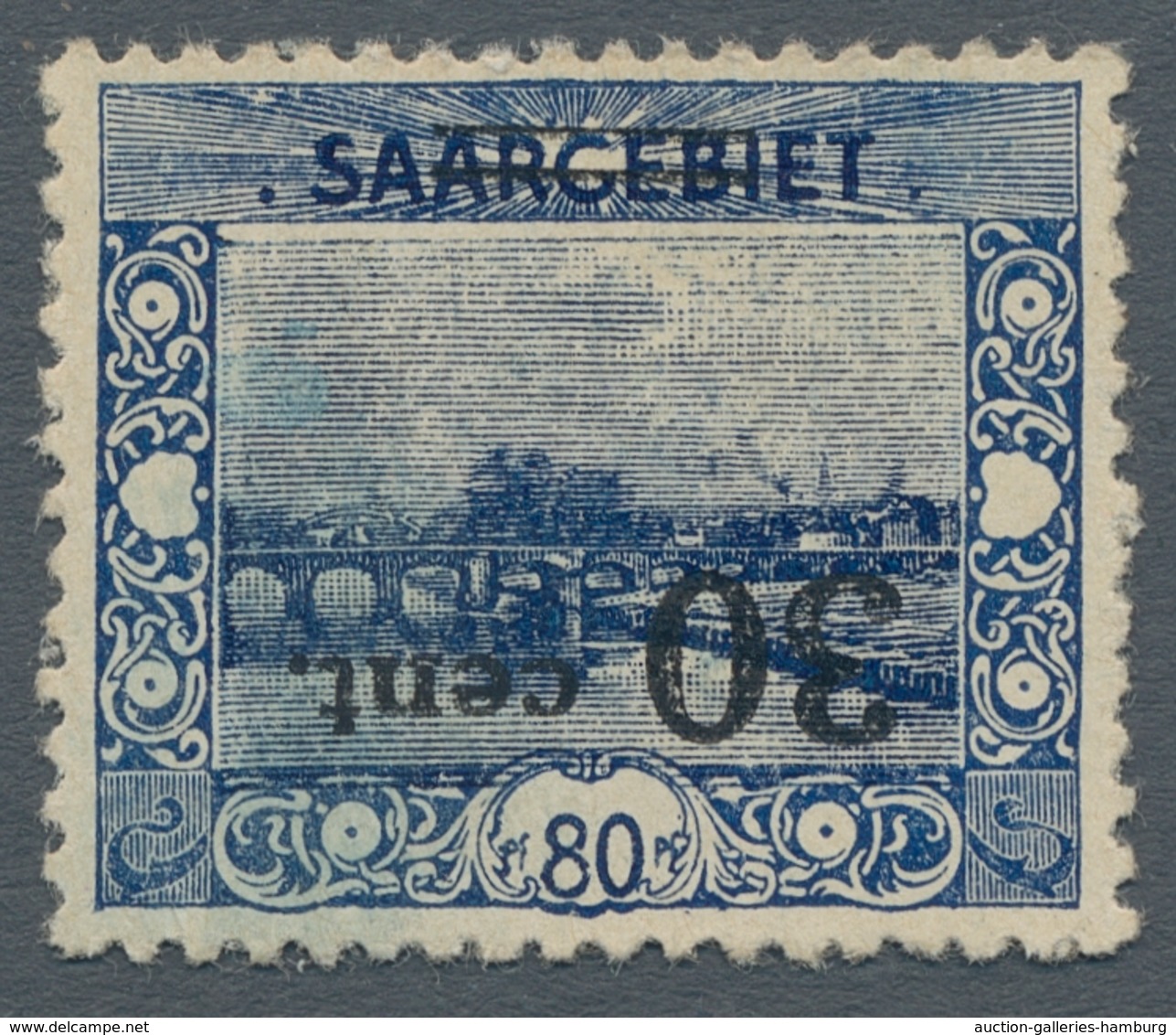 Deutsche Abstimmungsgebiete: Saargebiet: 1921-22, Beeindruckende Spezialsammlung Der Ausgabe "Landsc - Briefe U. Dokumente