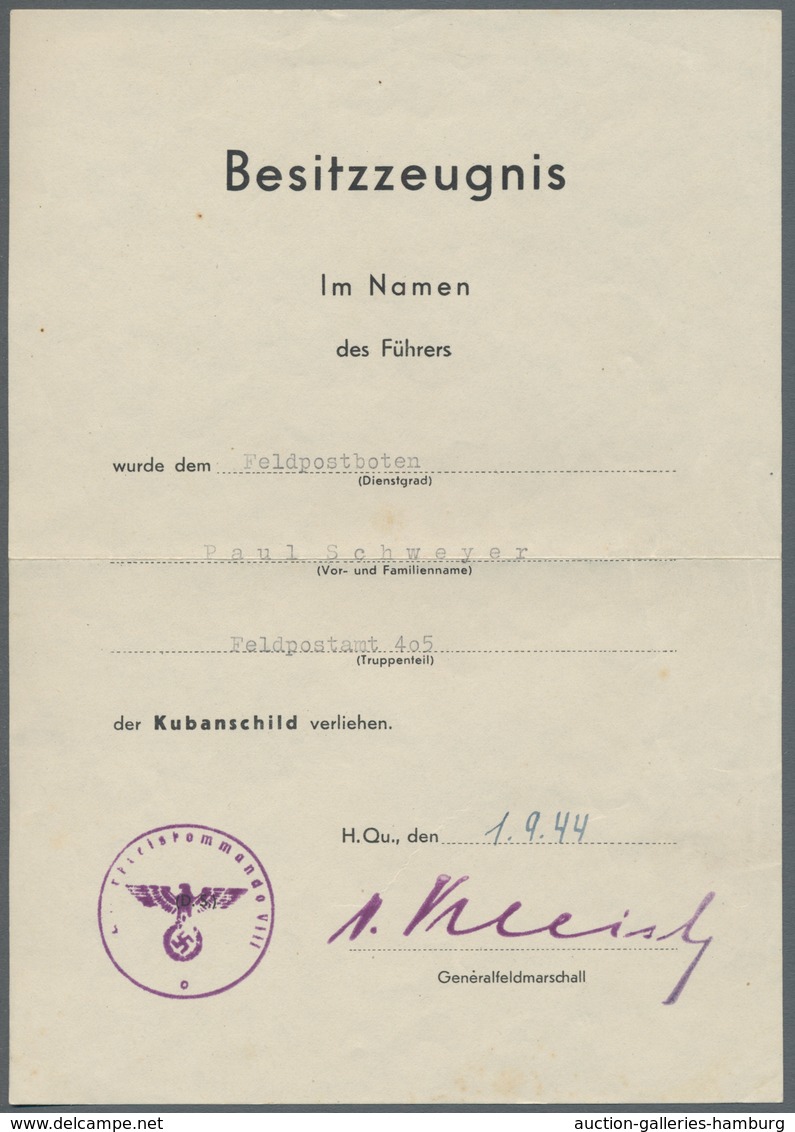 Feldpost 2. Weltkrieg: 1938-1945, Interessanter Bestand Von über 70 Belegen Mit U.a. "Legion Condor" - Other & Unclassified