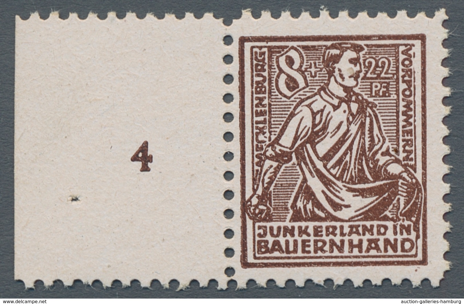 Sowjetische Zone - Mecklenburg-Vorpommern: 1945-46, Postfrische Und Gestempelte Spezialsammlung Im L - Sonstige & Ohne Zuordnung